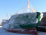 Frosty ship