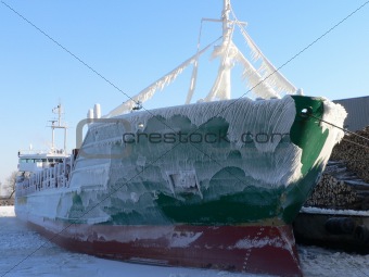 Frosty ship