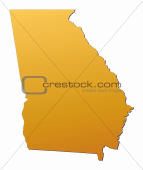 Georgia (USA) map