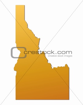 Idaho (USA) map