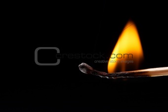 Burning matches  