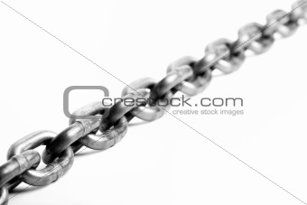 chain closeup isolated