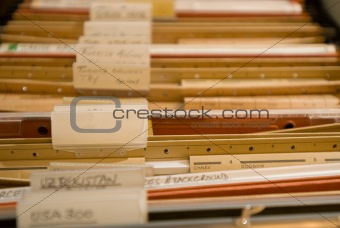 Old folder cabinet