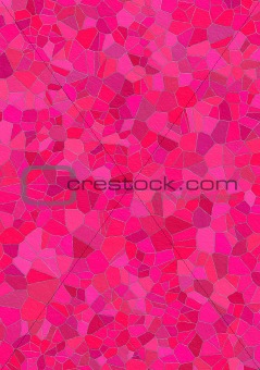 Pink mosaic tiles