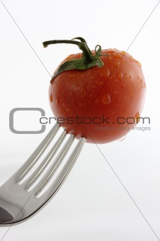 fork/tomato