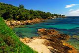 Mediterranean coast of French Riviera