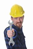 construction worker handle double wrench 