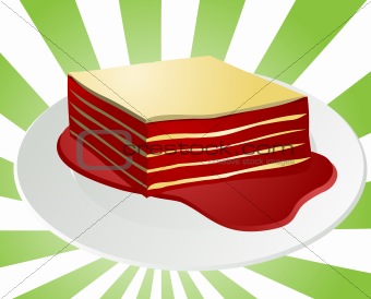 Lasagna illustration