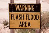 Sign Flash Flood Area Arizona (OP)