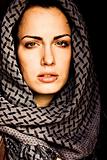 Arab woman with piercing
