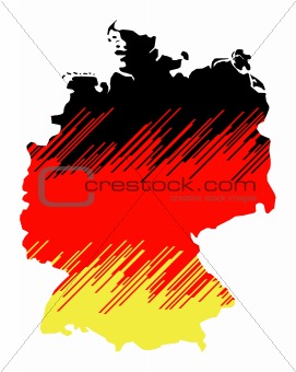 Map of germany  (WS)