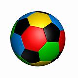 olympic colored soccer ball