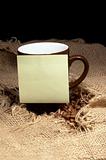 Cup with sticky note  (RQ)