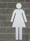 female washroom sign
