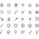 Web site and Internet icon set