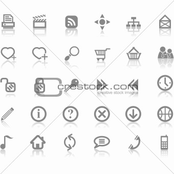 Web site and Internet icon set