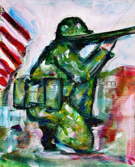 Soldier Painting