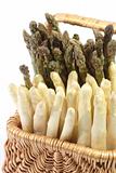 Asparagus in a basket