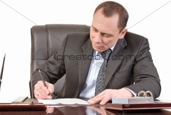 signing papers