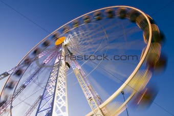 Big wheel on a fun fair