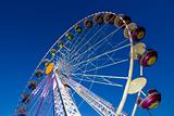 Big wheel in a amusement park