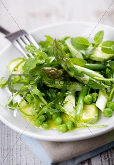 green summer salad