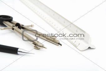 pencil compass and ruler