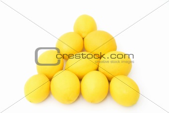 group of fresh lemons 