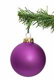 pink ornament hanging