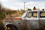 abandoned car in wyoming