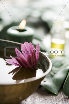 aromatherapy setup