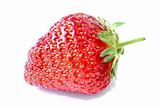 single strawberry - isolated