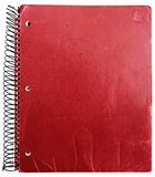 old red notebook