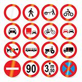 road signs (vector)