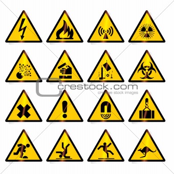 warning signs (vector)