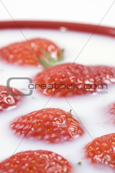 strawberry and milk