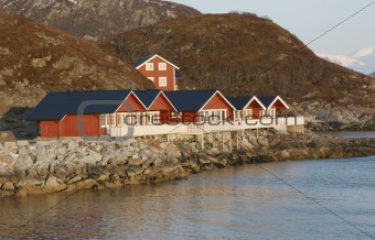 Red cottage.