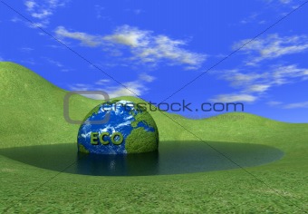 ecological globe