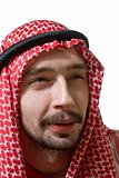 Suspecting arabian young man