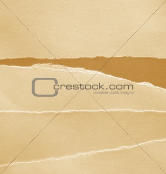 Textured brown papers