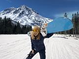 girl - snowboarder