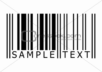 sample text barcode