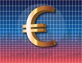 Euro financial chart