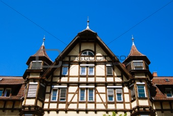 Traditional medieval german house