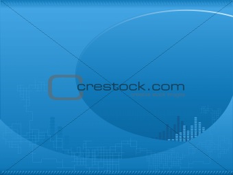 Technical blue background