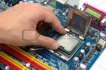 Installing computer CPU