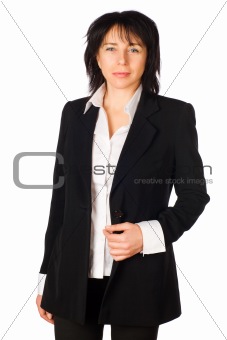 business woman . Isolated