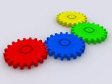 colorful gears