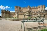 Castle Coca in province of Segovia