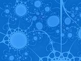fractal blue web